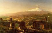 Thomas Cole Mount Etna from Taormina oil painting picture wholesale